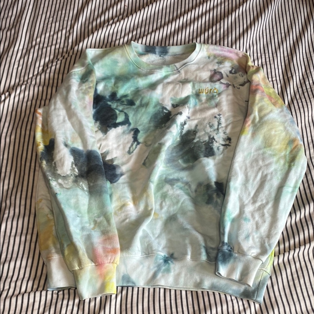 Multicolor Tie-Dye Women's Sweater